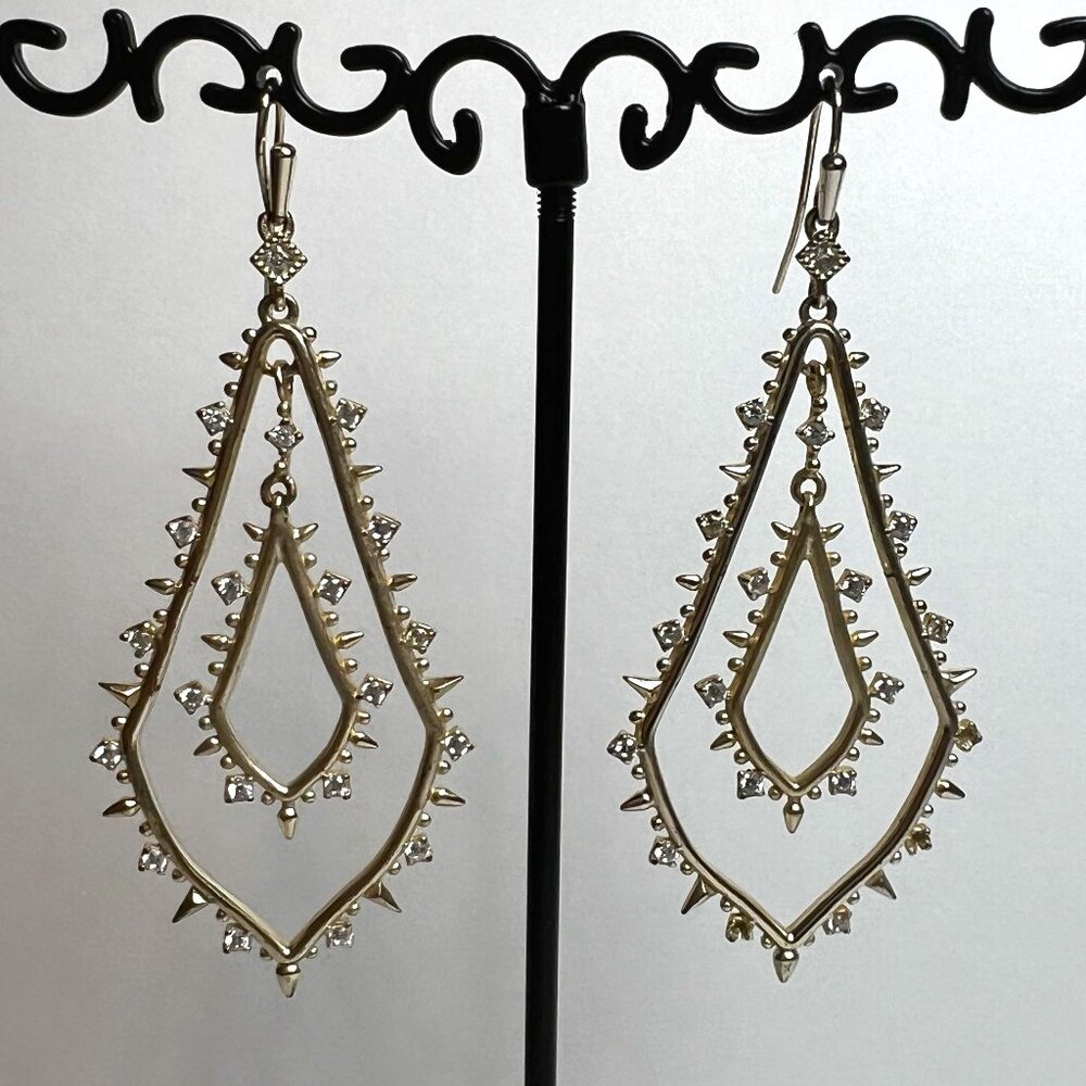 Kendra Scott Alice Dangle Earrings Gold